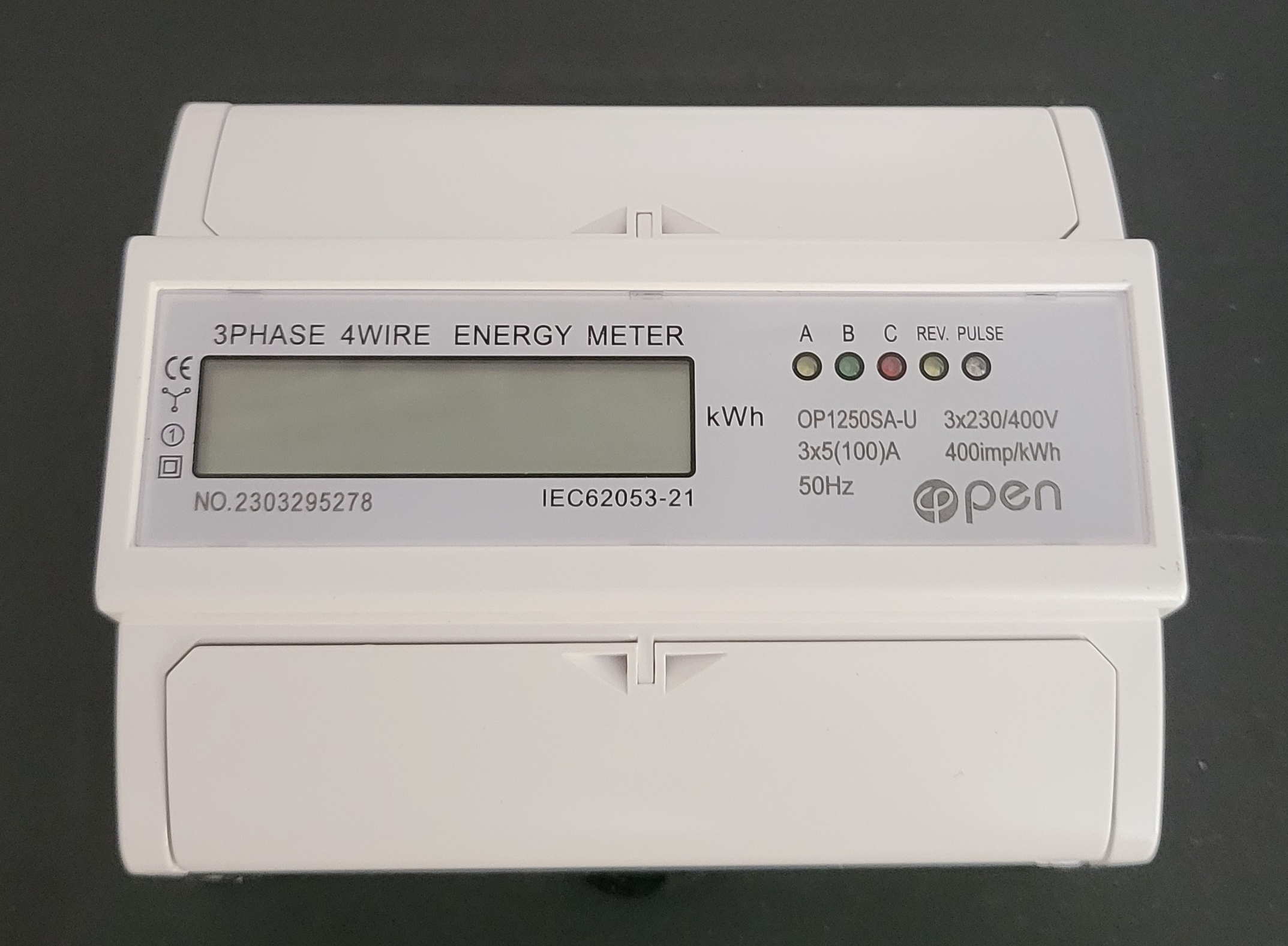 Elektromer 3F na DIN lištu