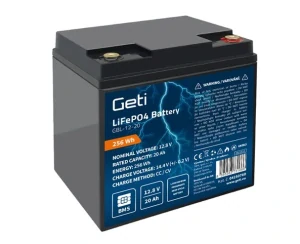 Baterie LiFePO4 12,8V 20Ah GETI